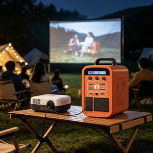 Outdoor Portable Power Station with AC/USB/Type-C Ports, Compact Emergency <strong>Battery</strong> <strong>Backup</strong> for Camping, Travel, Home Use - Product Image 1