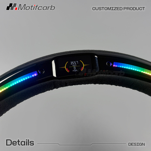 Volante Personalizado de Gamuza con Pantalla LED Inteligente para Nissan GT-R R35 Premium Skyline Edition NISMO Godzilla 2017-2026 - Product Image 4