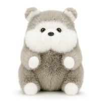 Boneka Anjing Husky Mainan Plush Shiba Inu Isi Bulu Silikon 51cm-99cm 8-13 Tahun