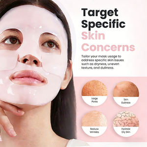 Masque Gel Hydratant Marque Blanche 28g ADN de Saumon PDRN Vitamine C Raffermissant et Anti-Taches OEM ODM - Product Image 4