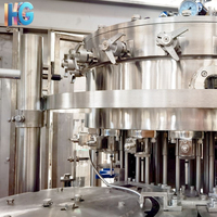 . Machine professionnelle 3 en 1 pour la production d'eau gazeuse et non gazeuse, ligne de production d'embouteillage pour usine d'eau 3000L/H