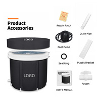 2024 nouveau pas de fuite d'eau Pvc gonflable Portable glace baignoire pour adultes froid Spa baignoire