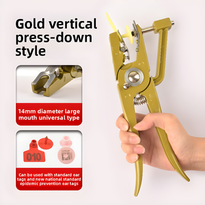 Pinzas Veterinarias para Etiquetar Orejas, Pinzas para Numerar Orejas de Cerdos, Equipo Agrícola - Product Image 4