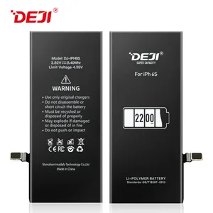 Pse Ce Hoge Capaciteit 2200Mah Vervanging Handset Batterijen Voor Iphone 6S Batterij