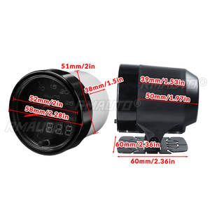 Medidor de Presión de Aceite, Temperatura de Agua, Voltímetro, Tacómetro y Medidor de RPM de 52 mm con Luz de Advertencia para Coche - Product Image 6