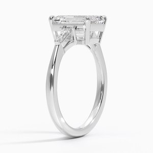 White Silver <b>Crystal</b> Engagement <b>Ring</b> Elegant Bridal Jewelry for Women Wedding Proposal Romantic Anniversary Gift <b>Ring</b> - Product Image 3