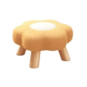 Tabouret <span class=keywords><strong>en</strong></span> <span class=keywords><strong>bois</strong></span> floral tendance pour la maison, <span class=keywords><strong>petit</strong></span> <span class=keywords><strong>banc</strong></span> mignon pour enfants, table basse de salon, <span class=keywords><strong>banc</strong></span> à chaussures amovible - Product Image 5