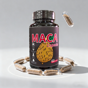 Натуральные капсулы мака для мужчин, силовые таблетки и энергетические бустер, травяные таблетки, пищевая добавка, антиоксидант, мака - Product Image 1