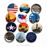 Botones Redondos de Hojalata para Sublimación, 2.25 Pulgadas, 25MM, 32MM, 38MM, 44MM, 56MM, 58MM, Botones Personalizados