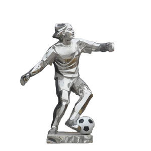 大きなステンレス鋼思考男彫刻金属男彫刻像 - Product Image 4