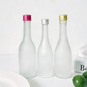 Botellas de Vidrio Esmerilado de 350 ml para Almacenamiento, Venta al Por Mayor, Botellas Vacías para Frutas, Vino y Licores - Product Image 3