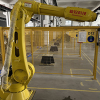 Robot de soudage industriel 6 axes, contrôlé par PLC, avec moteur à boîte de vitesses, charge utile de 30 kg, précision de 0,05 mm, indice de protection IP67, pour tôles et acier inoxydable