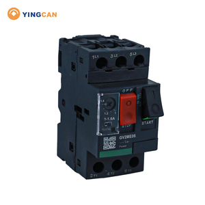 Đen Loại 1-1.6a 3P ac380v nhiệt từ mpcb bảo vệ động cơ ngắt mạch GV2-ME trường hợp đúc bộ phận ngắt mạch - Product Image 1