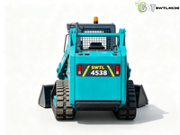 Chargeuse compacte sur chenilles d'occasion SUNWARD SWTL4538, moteur diesel CE EPA EURO 5, pour travaux de construction, avec boîte de vitesses, pompe et roulement.