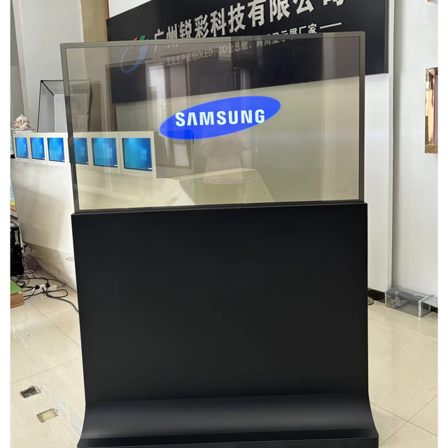 1080P FHD 1080*1920 AMOLED OLED Panel 55 Inch Transparent OLED Screen for Advertising Window Shopping Mall Airport Display