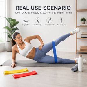 Bandes de Résistance Élastiques pour Yoga et Entraînement de Force, Écologiques, Personnalisables avec Logo, pour Vente en Gros - Product Image 2