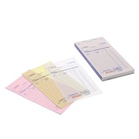 OEM ODM cahier de commandes en papier autocopiant haute spécification multi-taille multi-style NCR copie reçu facture impression de livre