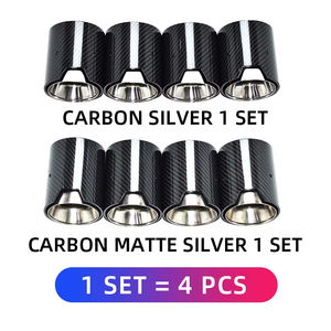 DEX Auspuffblende für BMW F80 F82 F83 F84 F87 M2 M3 M4 <span class=keywords><strong>M</strong></span> Performance – Hochwertiger Carbon SUS304 Endschalldämpfer Auspuff Endrohr - Product Image 3