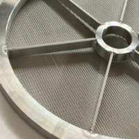 Filtre à mailles en acier inoxydable 304 316 personnalisé cadre de disque de filtre à huile industriel maille disque rond disque de filtre de filière