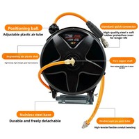 Enrouleur de tuyau télescopique automatique pour trachée, tambour à air, enrouleur de câble rétractable, organisateur de tuyau d'eau haute pression suspendu pour réparation automobile