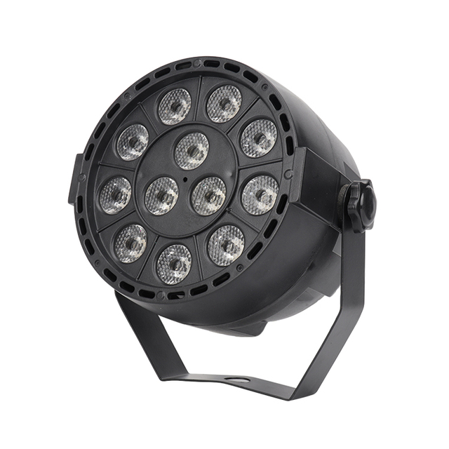 12pcs LED Mini Par Light Flat Par Light Indoor Decoration Mini Par Light