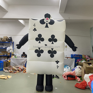 Disfraz Inflable Gigante de Personaje de Cartas de Póker de Alicia en el País de las Maravillas para Desfile o Actuación - Product Image 1