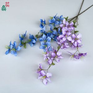 Flores Artificiales de Jazmín de Seda, Decoración para Bodas, Ramo Hecho a Mano para Salones de Banquetes, Hoteles y Telones de Fondo - Product Image 3