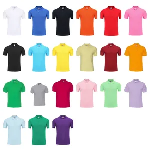 Baumwoll-Polovemantel Herren 220G Einbau 100% Baumwolle Polo-Shirts individuelles Eigendesign modische Herren-Shorts kurze Ärmel