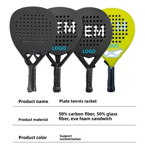 Raqueta de Pádel Newchance, Artículo Más Vendido a Nivel Mundial, Hecha de Fibra de Vidrio y Fibra de Carbono, con Moldes de Patrones Personalizables - Product Image 3