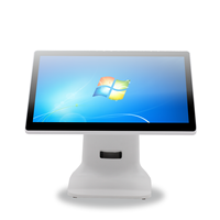 Terminal de point de vente de bureau avec écran client pour café, bar, restaurant, magasin de détail, supermarché, comptoir de caisse