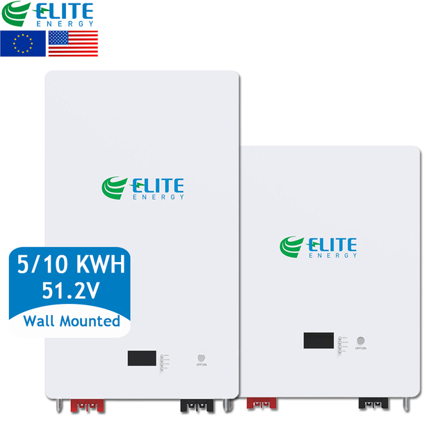 Customizable Power Wall Lifepo4 Solar Battery 5kwh 10kwh 48v 100ah 200ah Lithium Ion Wall Mounted Home Energy Storage Batteries