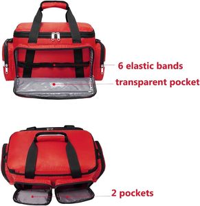 Sac à dos de premiers secours multi-poches pour évacuer les premiers secours pour l'école et le camping. - Product Image 3