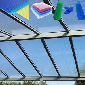 <span class=keywords><strong>Plaque</strong></span> de toiture PC 3mm 5mm Résistance aux UV et aux intempéries Serre Plaques alvéolaires en <span class=keywords><strong>polycarbonate</strong></span> - Product Image 6