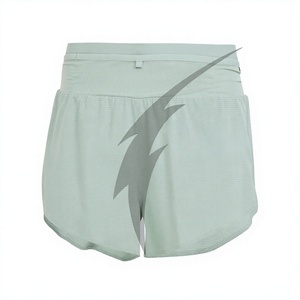Shorts de bain femme taille haute personnalisés OEM 2025 – Qualité supérieure, respirants, avec ceinture élastique et boutons, disponibles toutes tailles et couleurs - Product Image 1