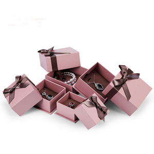 Nouvelle boîte de rangement pour bijoux, emballage de bijoux, forme carrée, style élégant pour bague, pendentif, bracelet - Product Image 2