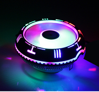 Ventilateur refroidisseur de processeur à refroidissement par air LED Radiateur pour PC Compatible Intel LGA 1700 1200 775 1150 1151 1155 1156 1366 X79 2011 PCs de refroidissement