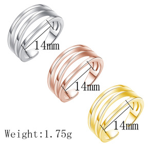 European American Beach Stainless Steel 3 Row <b>Adjustable</b> Toe Band <b>Ring</b> Women Wholesale - Product Image 2