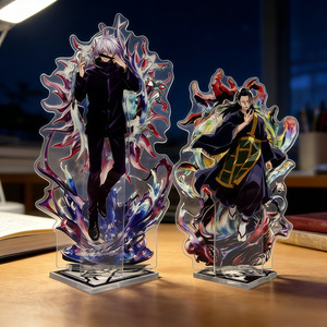 ZS 22 Styles Gojo Satoru Geto <span class=keywords><strong>Suguru</strong></span> Okkotsu Yuta Figurine Anime Support de Plaque de Bureau Modèle Anime Support Acrylique - Product Image 2