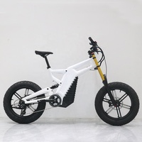 Vélo électrique tout-terrain à suspension intégrale, pneus larges en fibre de carbone, 20 pouces, 48V 1000W, moteur arrière sans balais, batterie lithium 25AH, vente chaude