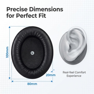 Almohadillas de Repuesto para Auriculares HyperX CloudOrbitS, Compatibles con Auriculares para Juegos Audeze <span class=keywords><strong>Penrose</strong></span> X/Audeze Mobius/Audeze <span class=keywords><strong>Penrose</strong></span> - Product Image 2
