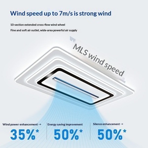Ventilateur <span class=keywords><strong>sans</strong></span> pales minimaliste moderne avec base en fer et lampe LED pour plafond, idéal pour salon et chambre à coucher, nouveau modèle 2026 - Product Image 4