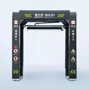 전기 트럭 자동 세차 시스템 터치리스 6 가지 기능 소독 기능 60kW 100bar 핫딥 아연 도금 스틸 - Product Image 6