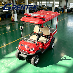 Camion de pompiers électrique pour patrouille de sites privés, chariot utilitaire d'intervention incendie avec châssis en acier, moteur 3,5 kW, pour routes non publiques - Product Image 3