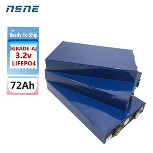 3.2v 72Ah şarj edilebilir prizmatik Lifepo4 lityum iyon güneş enerjisi depolama aküsü hücre test cihazları - Product Image 4