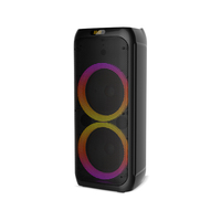 Enceinte DJ portable ZQS10209 double 10 pouces avec écran LED et Bluetooth pour extérieur