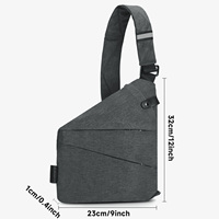 Sac bandoulière homme, sac de poitrine, sacoche - Vente chaude en Libye, Tunisie, Algérie, Maroc, Éthiopie - Fournisseur et fabricant