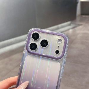 IMD Aurora Laser Gradient Lens <b>Protector</b> <b>Phone</b> Case For iPhone 17 16 15 Pro Max,for iphone 17 case with green laser - Product Image 5