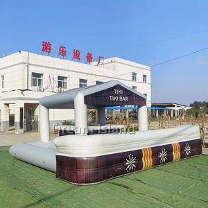 Bar <span class=keywords><strong>de</strong></span> <span class=keywords><strong>piscine</strong></span> gonflable étanche en PVC commercial <span class=keywords><strong>avec</strong></span> fosse à balles, château gonflable, <span class=keywords><strong>piscine</strong></span>, tente gonflable, bar aquatique - Product Image 2