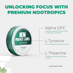 أكياس الطاقة الجديدة المنشطة للدماغ مكمل صحي مع إل-تيروسين 15 جرام بنكهة الشجرة الشتوية مسحوق للتركيز والطاقة - Product Image 2