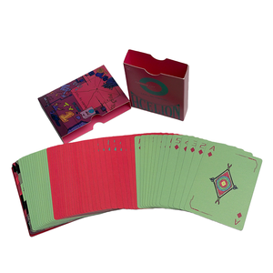 Cartes à jouer en plastique personnalisées avec logo d'entreprise, design de marque familiale, finition brillante classique et durable - Product Image 6